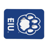 イースタンイリノイ州Panthers Paw Print & EIU マグネット (横)