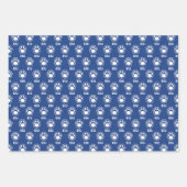 イースタンイリノイ州Panthers Paw Print & EIU ラッピングペーパーシート (正面)