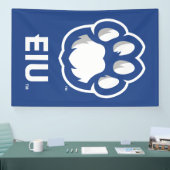 イースタンイリノイ州Panthers Paw Print & EIU 横断幕 (トレードショー)