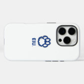 イースタンイリノイ州Panthers Paw Print & EIU Case-Mate iPhoneケース (裏面 (横))