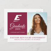 イースタンケンタッキー大学 E 案内ポストカード (正面/裏面)