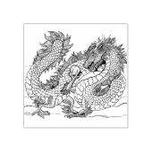 イースタンスタイルパールドラゴン ラバースタンプ (インプリント)