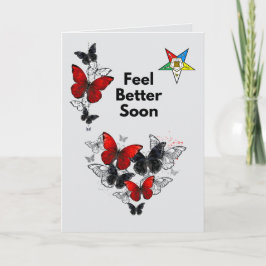 イースタンスターの注文OES用のGet Well Card サンキューカード