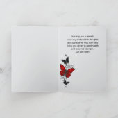 イースタンスターの注文OES用のGet Well Card サンキューカード (内部)