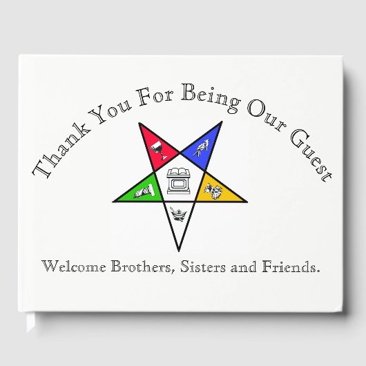 イースタンスターイベントのゲストブック ゲストブック (正面)