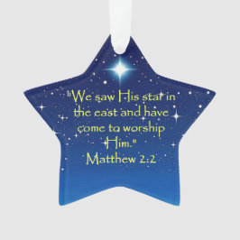 イースタンスタークリスマス聖なる書物、 経典ツリーオーナメント オーナメント