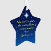 イースタンスタークリスマス聖なる書物、 経典ツリーオーナメント オーナメント (正面)