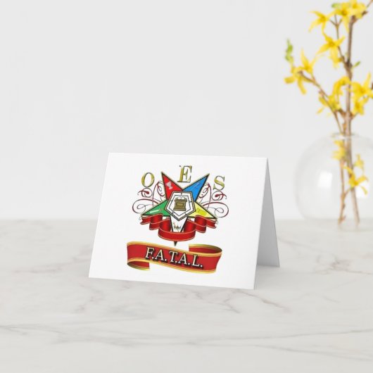 イースタンスターグリーティングカードの順序 カード (黄色い花)