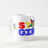 イースタンスターコーヒーマグの注文OESギフト彼女 コーヒーマグカップ (正面左)