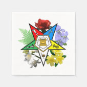 イースタンスターフローラナプキンス スタンダードカクテルナプキン (正面)