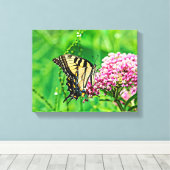 イースタンタイガーアゲハチョウバタフライ キャンバスプリント (インサイチュ (ウッドフロア))