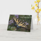 イースタンタイガーアゲハチョウマザーズデイカード カード (黄色い花)