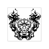 イースタンデーモンダブル顔v1 ラバースタンプ (インプリント)