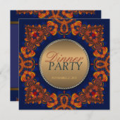 イースタントライズディナーパーティの招待状 招待状 (正面/裏面)