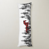 イースタンパインツリーフォレストバッファロープライド野生の馬 ボディピロー (裏面 (縦))