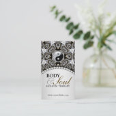 イースタンヒーリングブラックシルバーニューエイジ名刺 名刺 (スタンド正面)