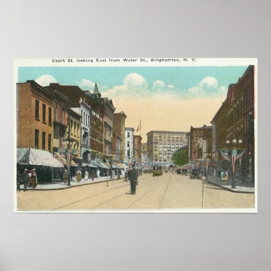 イースタンビューオブコート通りfrom Water通り ポスター (正面)