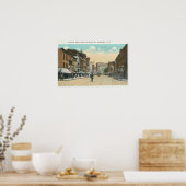 イースタンビューオブコート通りfrom Water通り ポスター (キッチン)