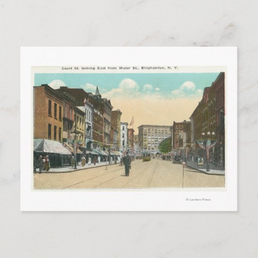 イースタンビューオブコート通りfrom Water通り ポストカード (正面)