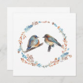 イースタンブルーバードカップルフローラリース (正面/裏面)