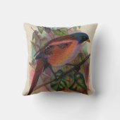 イースタンブルーバード装飾用クッション クッション (裏面)