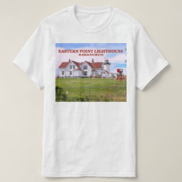 イースタンポイントライトハウス、マサチューセッツ州Tシャツ Tシャツ