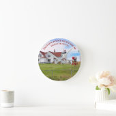 イースタンポイントライトハウス、マサチューセッツ時計 ラウンド壁時計 (ホーム)