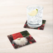 イースタンヨーロッパクリスマス格言ホリデーコースター スクエアペーパーコースター (インサイチュ)