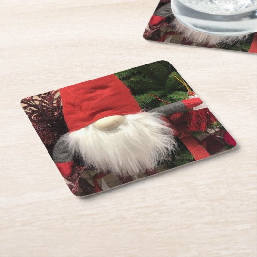 イースタンヨーロッパクリスマス格言ホリデーコースター スクエアペーパーコースター (アングル)