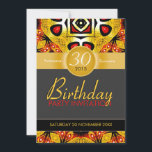 イースタンレッドフェザーゴールデンエイジ誕生日パーティー 招待状<br><div class="desc">金ゴールドシールドデザイン融合の赤い羽毛 – イベントのためのBBQハワイカスタム，東，部族，テーマ：単に誕生日のためだけでなく、他ので試す素晴らしデザイン/パーティの招待状カード：誕生日やその他の特別な機会やイベントに適したすべての行事の遊は、ボタンを使用してカスタマイズ。私のデザインや芸術のように？</div>