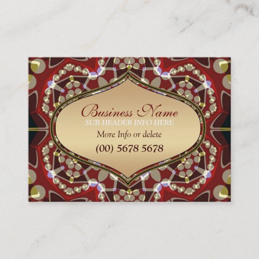 イースタン金ゴールド魔法ビッグ名刺 名刺 (正面)