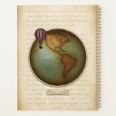 イースタン・アンド・ウェスタン・セミフェレスの地図カスタムスチームパンク プランナー手帳 (裏面)