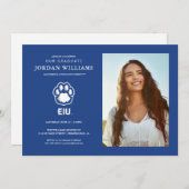 イースタン イリノイ パンサーズのロゴとプリント 案内状 (正面/裏面)