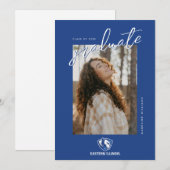 イースタン・イリノイ・パンサーズのロゴマーク 案内状 (正面/裏面)