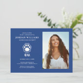 イースタン・イリノイ・パンサーズの足跡 & EIU 案内状 (スタンド正面)