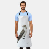 イースタン・ウッド・ピーウィー エプロン (着用した状態)