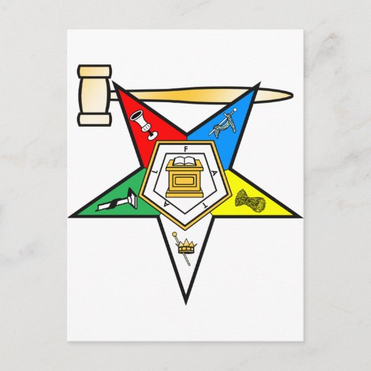 イースタン・スター・過去・マトロン・アイテムズ ポストカード (正面)