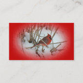 イースタン（鳥）ショウジョウコウカンチョウソングバード名刺 名刺 (裏面)