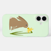 イースターうさぎと水仙の花 Case-Mate iPhoneケース (裏面 (横))