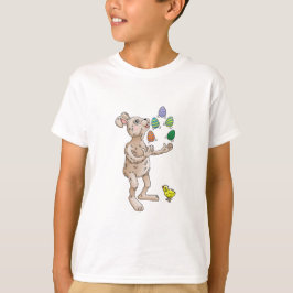 イースターうさぎのジャグリング Tシャツ