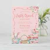 イースターうさぎのブランチと卵の宝探し 招待状 (スタンド正面)