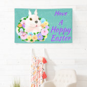 イースターうさぎの春の庭 横断幕 (インサイチュ)