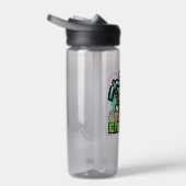 イースターうさぎピクセルゲーム ウォーターボトル (右面)