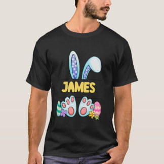 イースターうさぎ オーダーメイド 男の子の名前入り Tシャツ