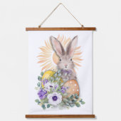 イースターうさぎ タペストリー 24"x36" (正面)