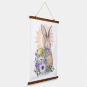 イースターうさぎ タペストリー 24"x36" (傾斜あり)