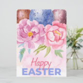 イースターおめでとうございますのホリデーカード シーズンカード (スタンド正面)