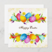 イースターおめでとうございます シーズンカード (正面/裏面)