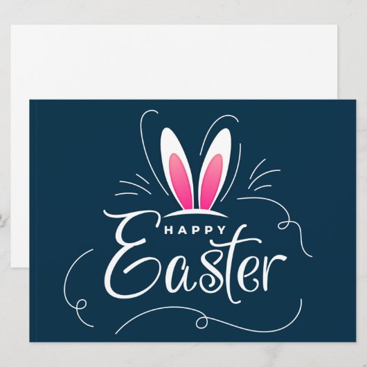 イースターおめでとうございます シーズンカード (正面/裏面)