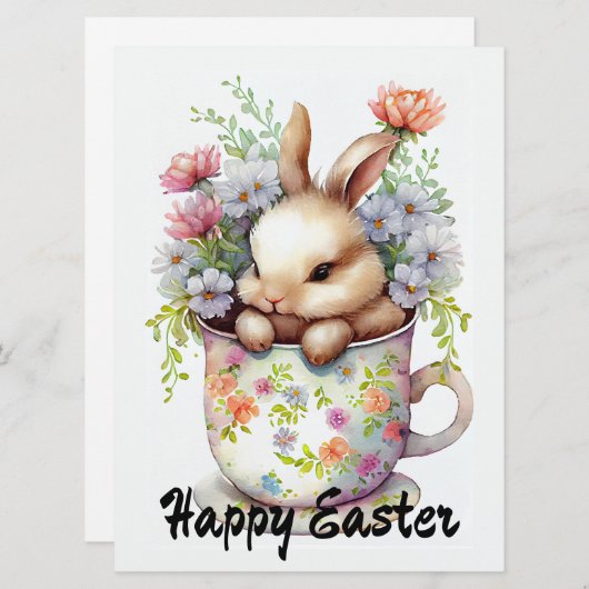 イースターおめでとうございます シーズンカード (正面/裏面)